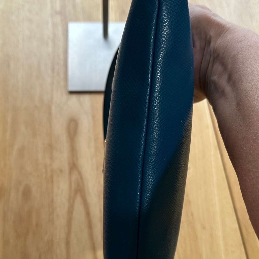 Coach Teal and Tan Shoulder Bag - Picture 5 of 11